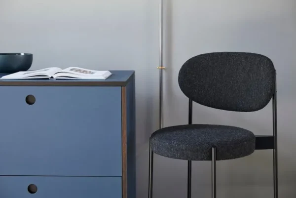 Verpan Series 430 barstol, mörkgrå