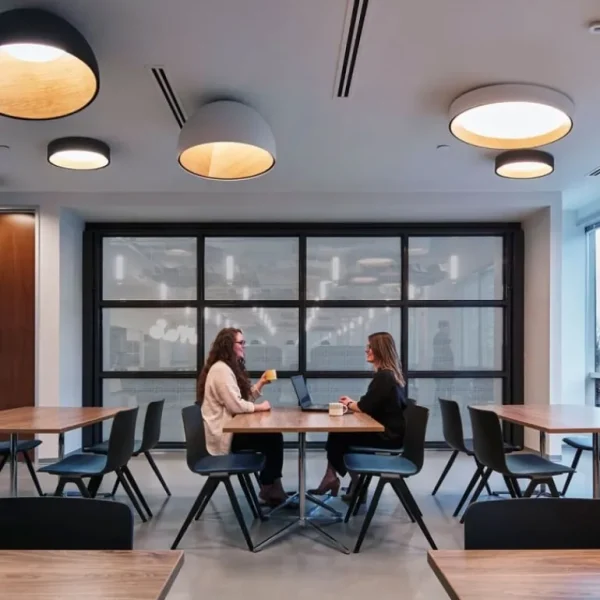 Vibia Duo 4870 taklampa, vit