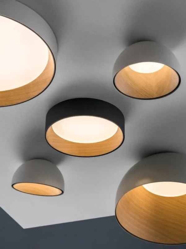 Vibia Duo 4870 taklampa, vit