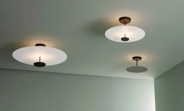 Vibia Flat 5915 taklampa, vit