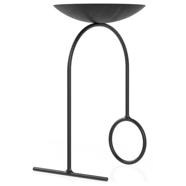 Viccarbe Giro skulpturbord, svart - svartbetsad ask