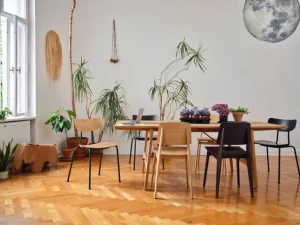 Vitra Chaise Tout Bois stol, mörkbetsad ek