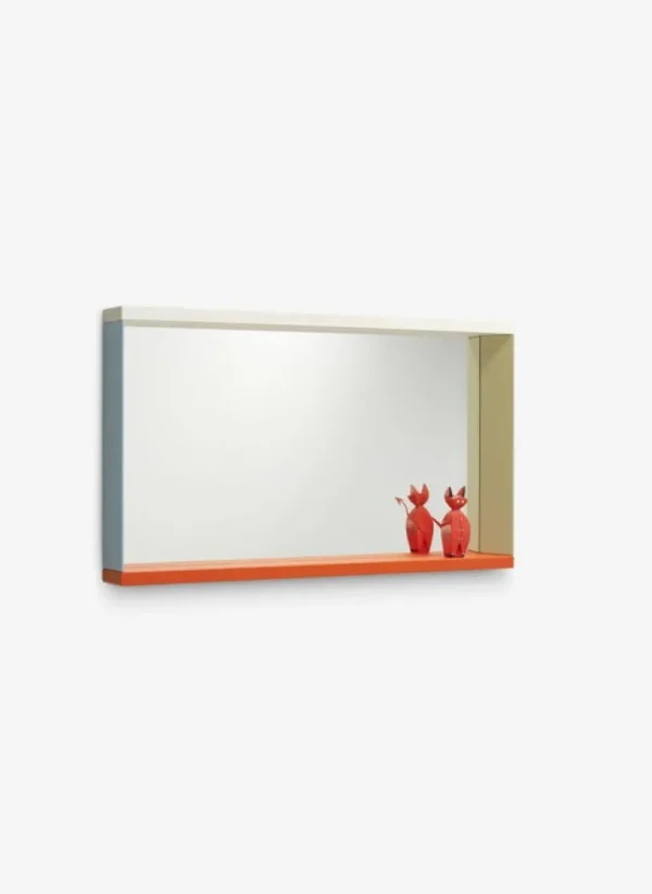 Vitra Colour Frame spegel, medium, blå - orange