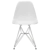 Vitra Eames DSR stol, cotton white RE - krom