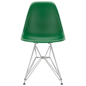 Vitra Eames DSR stol, emerald RE - krom