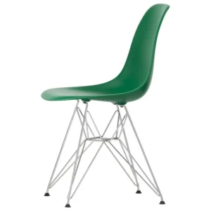 Vitra Eames DSR stol, emerald RE - krom