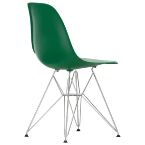 Vitra Eames DSR stol, emerald RE - krom