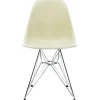 Vitra Eames DSR stol, fiberglas, parchment - krom