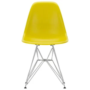 Vitra Eames DSR stol, mustard RE - krom