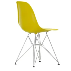 Vitra Eames DSR stol, mustard RE - krom