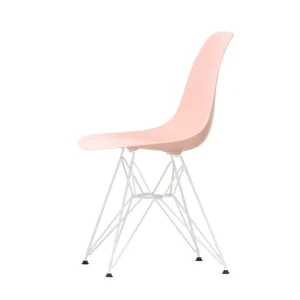 Vitra Eames DSR stol, pale rose RE - vit