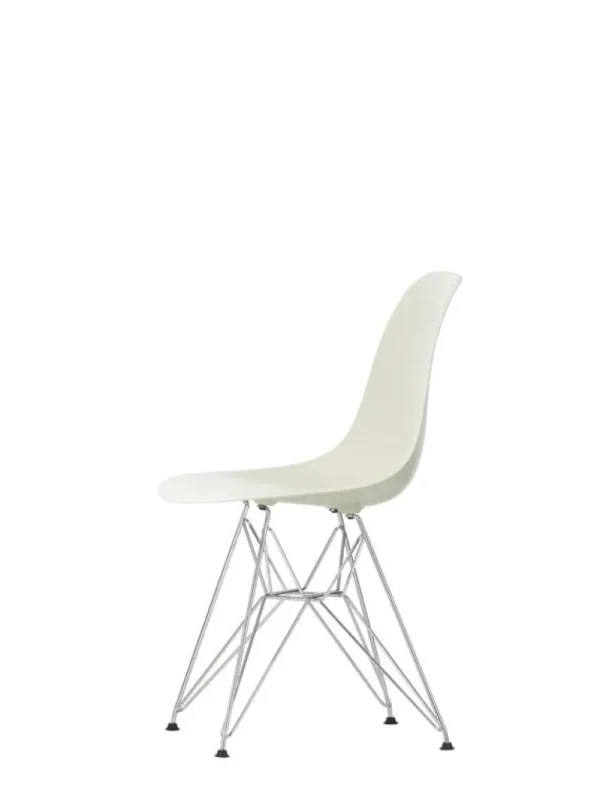 Vitra Eames DSR stol, pebble RE - krom