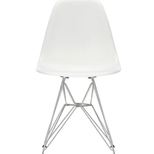 Vitra Eames DSR stol, vit - krom