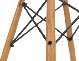 Vitra Eames DSW stol, light grey RE - lönn