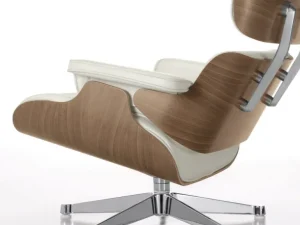 Vitra Eames Lounge Chair, klassisk stl, vit valnöt - vit Premium F-läd