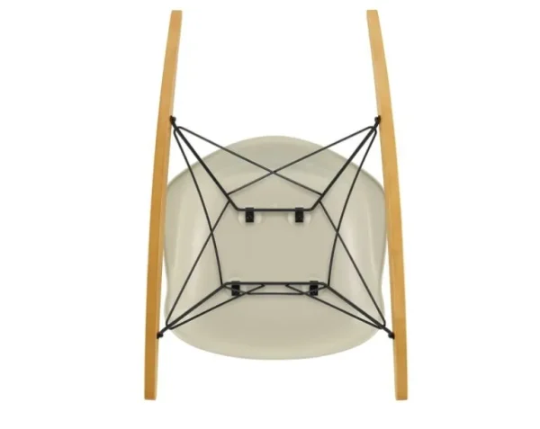 Vitra Eames RAR gungstol, pebble RE - basic dark - lönn