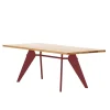 Vitra Em Table 200 x 90 cm, ek - Japanese red