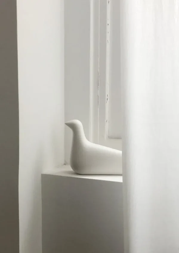 Vitra L’Oiseau keramikfågel, elfenbensmatt