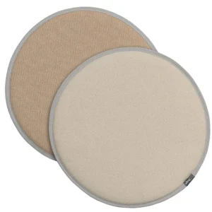 Vitra Seat Dot dyna, gräddvit - tobak