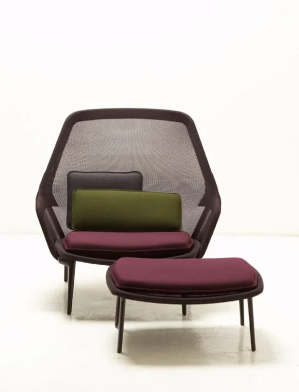 Vitra Slow Chair, brun - choklad