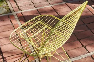 Vitra Wire Chair DKR, citron