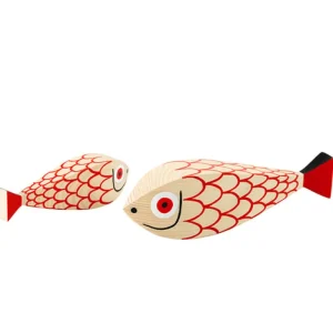 Barn Vitra Wooden Dolls, Mother Fish & Child