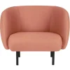 Warm Nordic Cape fåtölj, blush