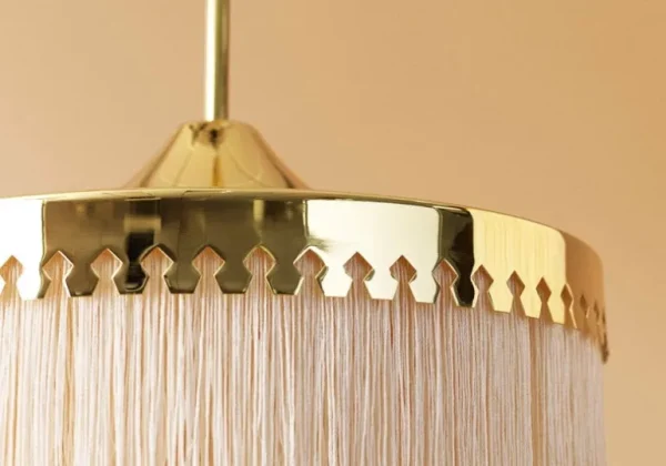 Warm Nordic Fringe pendellampa 30 cm, cream white