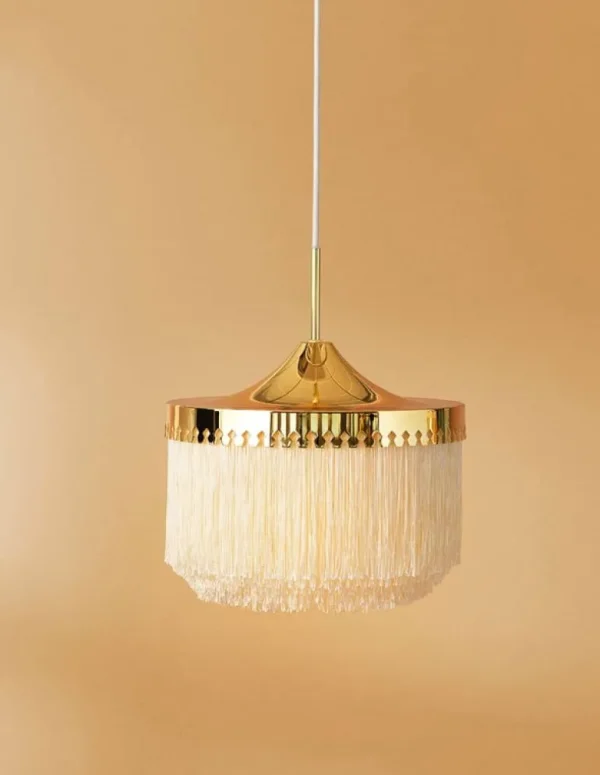 Warm Nordic Fringe pendellampa 30 cm, cream white