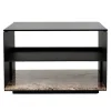 Wendelbo Expose soffbord, medium, brunt glas - Emperador-marmor