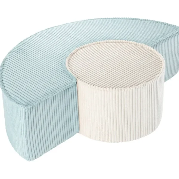 Barn Wigiwama Pouffe set, peppermint green