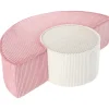 Barn Wigiwama Pouffe set, pink mousse