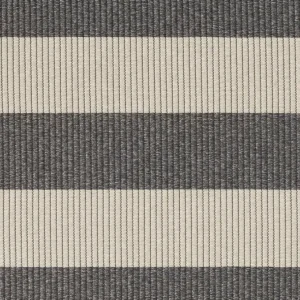 Woodnotes Big Stripe In-Out matta, melange grå - ljus sand