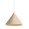 Woud Annular pendellampa, liten, beige