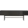 Woud Array lågt sideboard 150 cm, svart