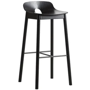 Woud Mono barstol 75 cm, svart