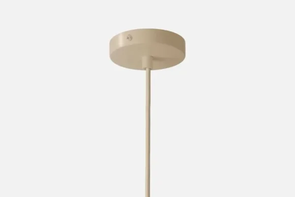 Woud Stone pendellampa, stor, beige