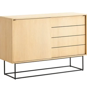 Woud Virka hög sideboard, ek