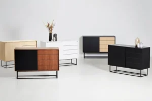 Woud Virka hög sideboard, ek