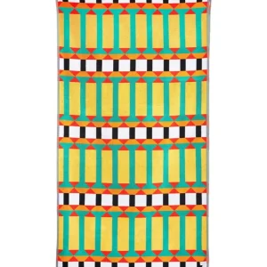 ZigZagZurich Beach 1 XL handduk, 100 x 180 cm,