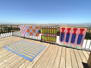 ZigZagZurich Beach 1 XL handduk, 100 x 180 cm,